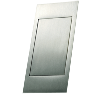 PUSH - Cabinet Flush Handle - Bright Ch