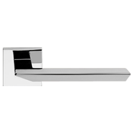 TRIO Mortise Handle on Rose - Chrome Fi