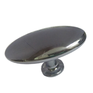 Cabinet Knob - 64mm - Bright Chrome Fin