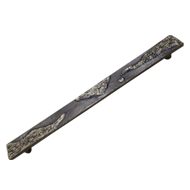 Bark Door Pull Handle - Antique Bronze 