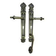 Entrance Set - Antique Brass Finish