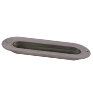 Flush Cabinet Handle - SS/Silver Finis