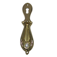 Cabinet Pull - Crystal/Gold Finish - 1
