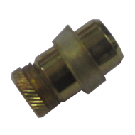 Barrel Button Single - Gold Finish
