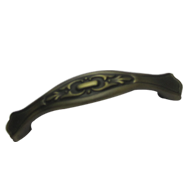 Cabinet Handle - Antique Finish - 75m