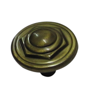 Cabinet Knob - Antique Finish - Dia : 2