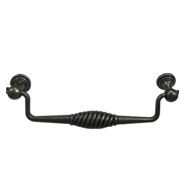 Cabinet Handle - Antique Grey Finish -: