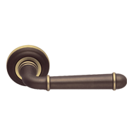 HARTU Lever Handle on Rose - Matt Bronz