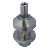 Bored Hole Base For Glass - Chrome Plat