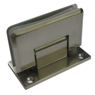 Wall To Glass Shower Hinges - Stainless