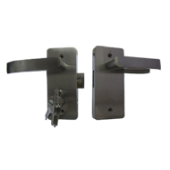 Glass Door Lock Double - Stainless Stee