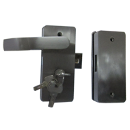 Glass Lock Double - Stainless Steel Fin
