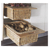 Wicker Basket Pull Out - Size : (WxDxH)