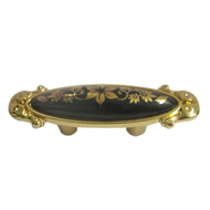 Cabinet Ceramic handle - 32mm - Gold Lu