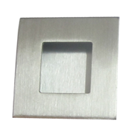 Cabinet Flush Handle - 50mm - Brushed S