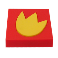 Red/Yellow Beautiful Kids Cabinet Knob