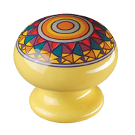 Cabinet Knob - 32mm - Sulfur Yellow Man