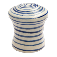 Cabinet Knob - 29mm - White Blue Stripe