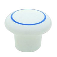 Cabinet Knob - 25mm - White/Dark Blue C