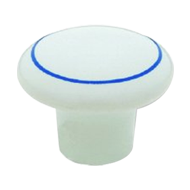 Cabinet Knob - 32mm - Dark Blue/White C