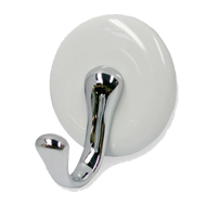 Ceramic Hook - Bright Chrome Finish