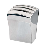 Cabinet Knob - 20mm - Bright Chrome Fin