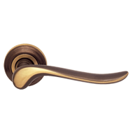 RONDO Lever Handle on Rose -  Bronze (P