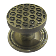 GOTHIC Cabinet Knob with Rose - 40mm - 