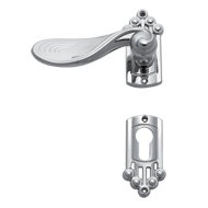 FRANCA - Door Lever Handle On Rose - Sa