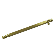 Square Tower Bolt - 12 Inch - Gold Fini