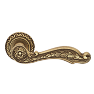 JARDIN Lever Handle on Rose  - Patine M