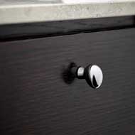 EGG Cabinet Knob - 28mm - Inox Look Fin