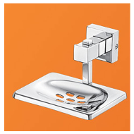 Portico Soap Dish - Chrome Plated Finis