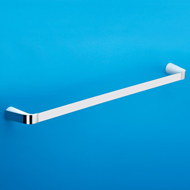 Angel Towel Rod - 600mm - White with Ch