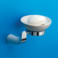 White Ceramic Soap Dish