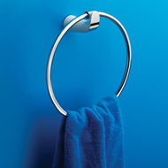 Angel Napkin Ring - White with Chrome P