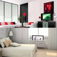 Electric Flat TV Lift with remote - han