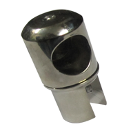 Pipe To Glass Fitting - Chrome Plated F