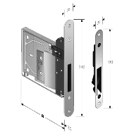 Magnetic Lock & Striking Plat