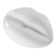 Body Line Lips Cabinet Knob - White col