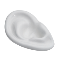 Body Line Ear Cabinet Knob - White colo