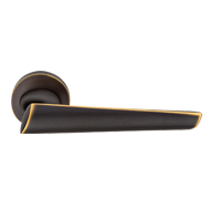 KENDO Mortise Handle on Rose - Bronze M