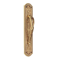 JARDIN Door Pull Handle on plate in Pat