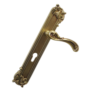 Venezia Door Lever Handle on plate - Ol