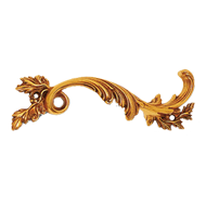 Man Cabinet Handle - Gold Finish - Righ