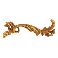 Man Cabinet Handle - Gold Finish - Righ
