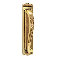 Dessan Door Pull Handle on plate - Gold