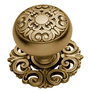 MOSACCIO Door Knob with rose - Bronze F