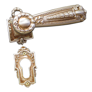 ORLEANS Door Lever Handle on rose - Mat