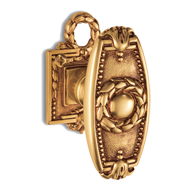 ORLEANS Door Knob on rose with escutche